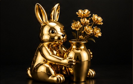 Flower Bunny Gold Edition